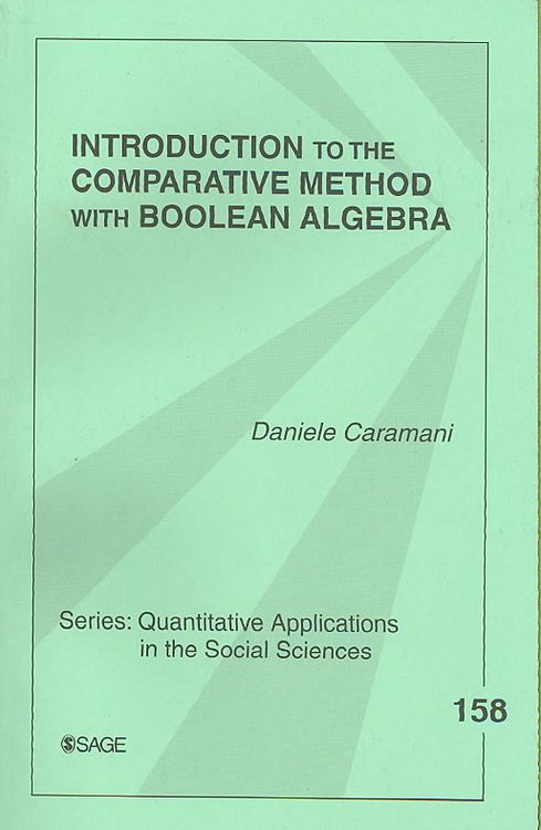 Produktbild: Introduction to the Comparative Method With Boolean Algebra