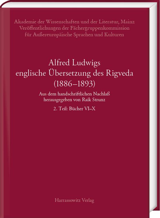 Produktbild: Alfred Ludwigs englische &Uuml;bersetzung des Rigveda (1886&ndash;1893)
