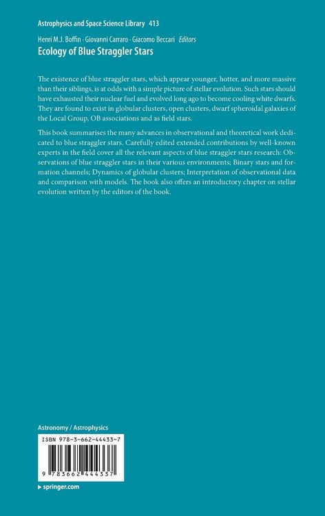 Produktbild: Ecology of Blue Straggler Stars
