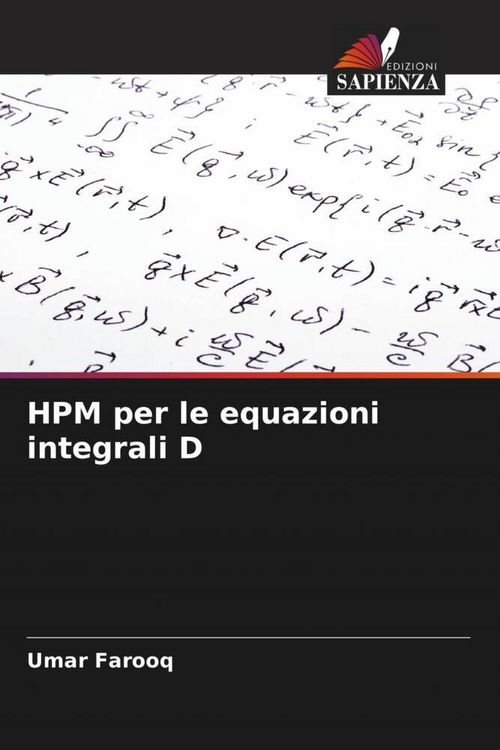 Produktbild: HPM per le equazioni integrali D