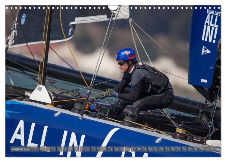 Produktbild: All In Racing - Segeln am Limit - Fotografien von Jens Hoyer (Wandkalender 2026 DIN A3 quer), CALVENDO Monatskalender