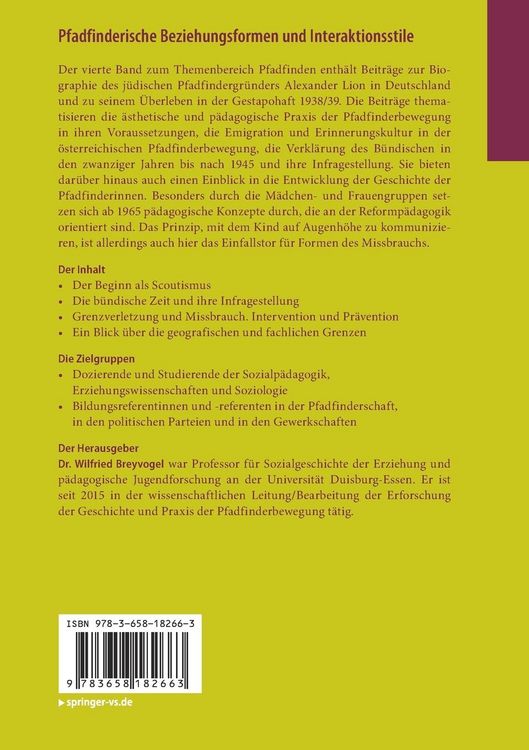 Produktbild: Pfadfinderische Beziehungsformen und Interaktionsstile