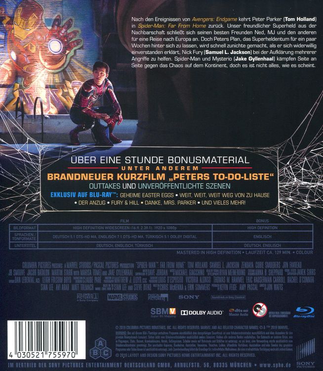 Produktbild: Spider-Man: Far from Home