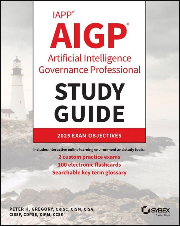Produktbild: IAPP AIGP Artificial Intelligence Governance Professional Study Guide