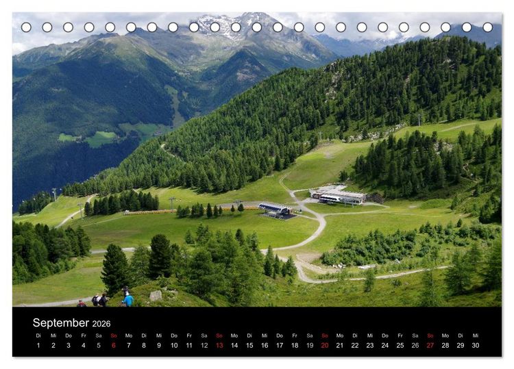 Produktbild: Im Tauferer Ahrntal in S&uuml;dtirol (Tischkalender 2026 DIN A5 quer), CALVENDO Monatskalender