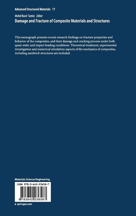 Produktbild: Damage and Fracture of Composite Materials and Structures