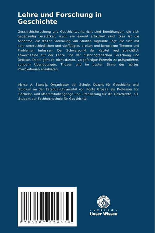 Produktbild: Lehre und Forschung in Geschichte