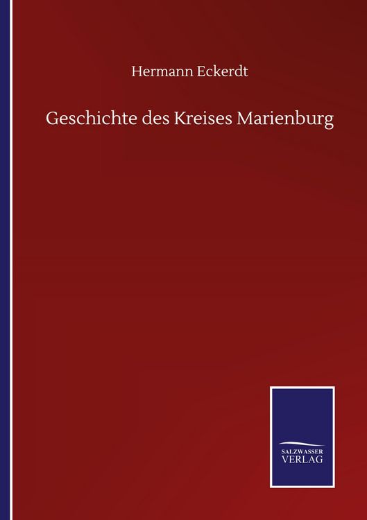 Produktbild: Geschichte des Kreises Marienburg
