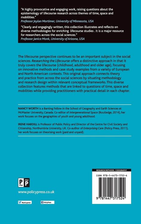 Produktbild: Researching the lifecourse