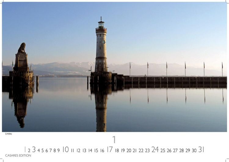 Produktbild: Bodensee Kalender 2027 &ndash; Wandkalender | Fotokalender Deutschland 35x50cm -mit stimmungsvollen Landschaftsmotiven rund um See, Ufer, Berge und malerische Orte