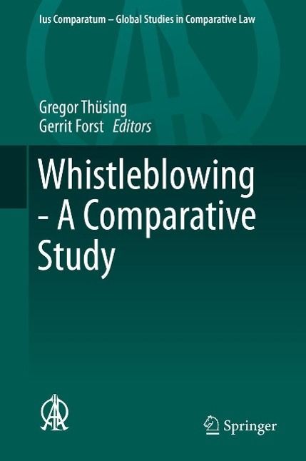 Produktbild: Whistleblowing - A Comparative Study