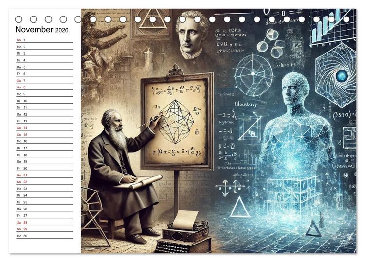 Produktbild: Fortschritt im Fokus - Wandel der Zeit (Tischkalender 2026 DIN A5 quer), CALVENDO Monatskalender