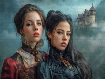 Produktbild: CALVENDO Puzzle Vampire | 1000 Teile Lege-Gr&ouml;&szlig;e 64x48cm Foto-Puzzle f&uuml;r gl&uuml;ckliche Stunden