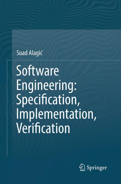 Produktbild: Software Engineering: Specification, Implementation, Verification