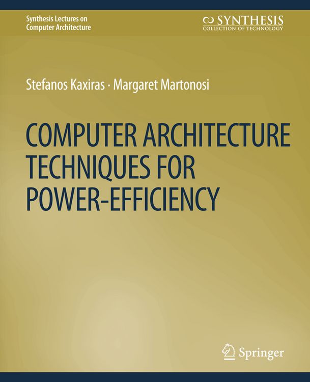 Produktbild: Computer Architecture Techniques for Power-Efficiency