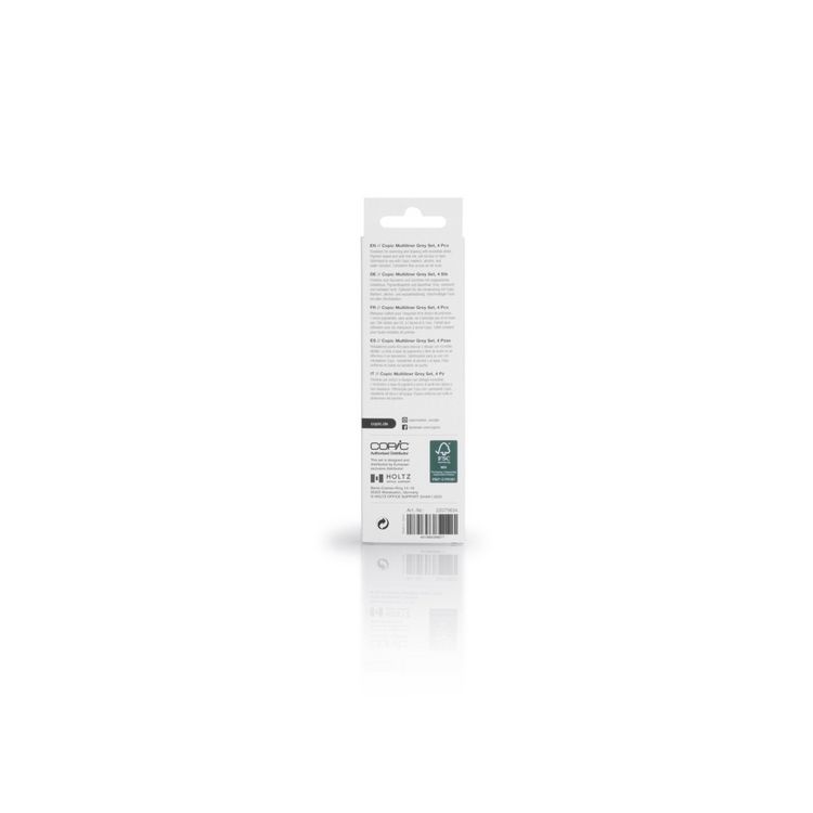 Produktbild: Copic Multiliner-Set verschiedene Graut&ouml;ne 0.3mm/0.5mm 4 St&uuml;ck