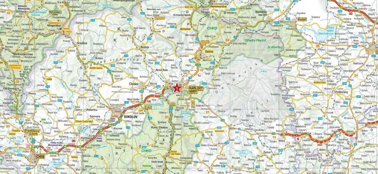 Produktbild: MARCO POLO Reisekarte Tschechische Republik 1:350.000