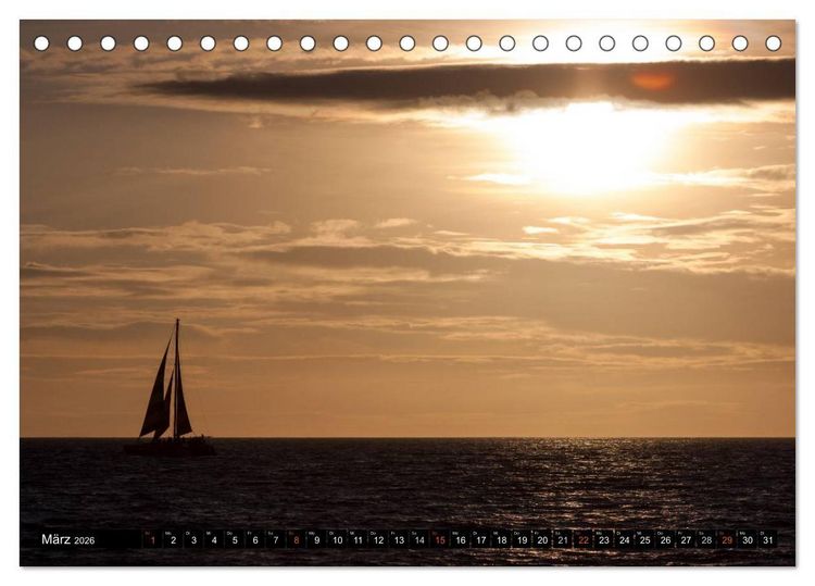 Produktbild: Hawai'i - Teil 1 (Tischkalender 2026 DIN A5 quer), CALVENDO Monatskalender