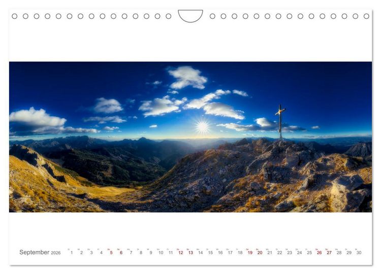 Produktbild: BergBlicke! (Wandkalender 2026 DIN A4 quer), CALVENDO Monatskalender