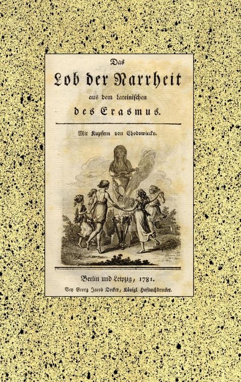 Produktbild: Das Lob der Narrheit. Reprint der Ausgabe von 1781