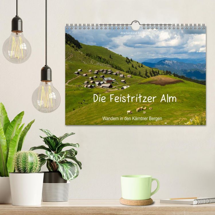 Produktbild: Die Feistritzer Alm - Wandern in den K&auml;rntner Bergen (Wandkalender 2026 DIN A4 quer), CALVENDO Monatskalender