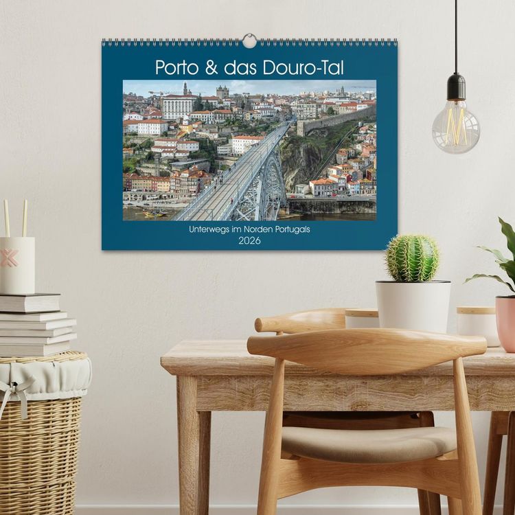 Produktbild: Porto & das Douro-Tal (Wandkalender 2026 DIN A3 quer), CALVENDO Monatskalender