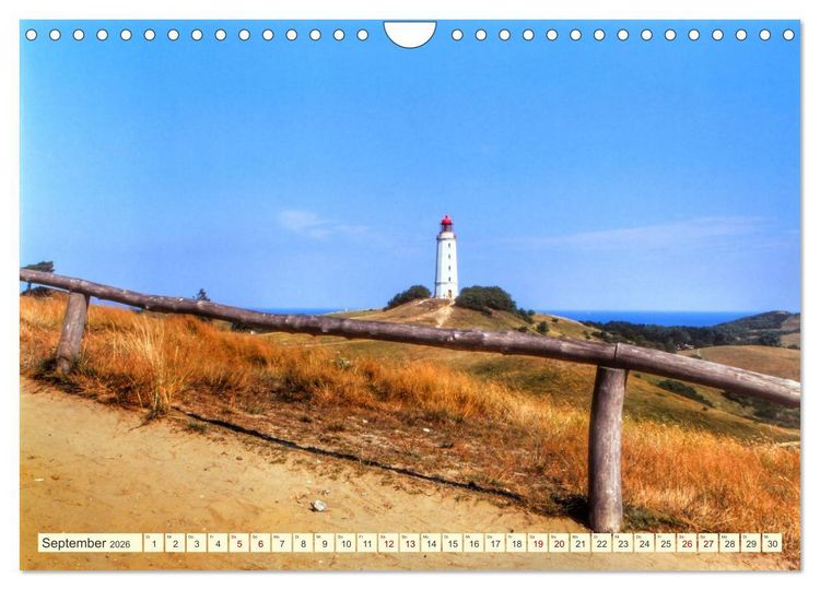 Produktbild: INSEL R&Uuml;GEN - HIDDENSEE. Du bist so sch&ouml;n. (Wandkalender 2026 DIN A4 quer), CALVENDO Monatskalender