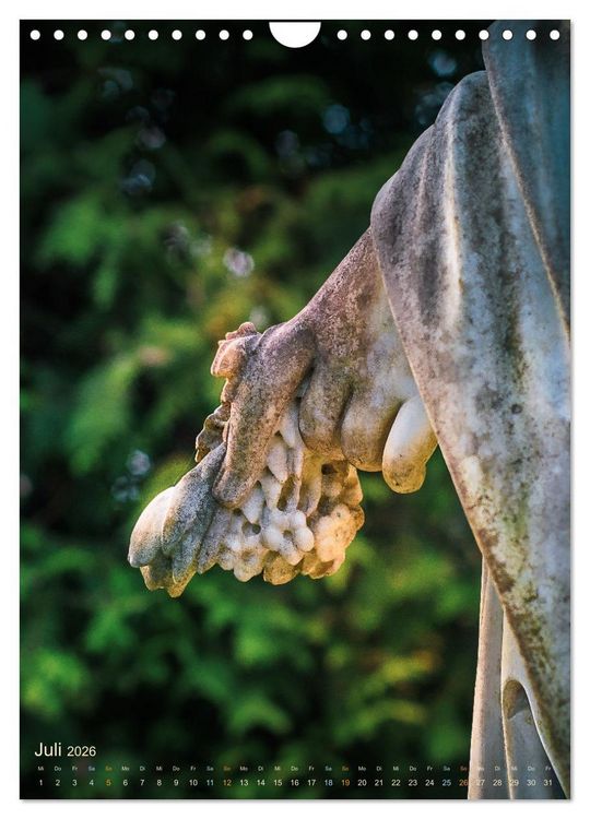 Produktbild: Die stillen Momente im Ohlsdorfer Friedhof (Wandkalender 2026 DIN A4 hoch), CALVENDO Monatskalender
