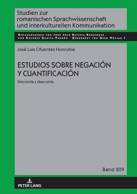 Produktbild: Estudios sobre negaci&oacute;n y cuantificaci&oacute;n