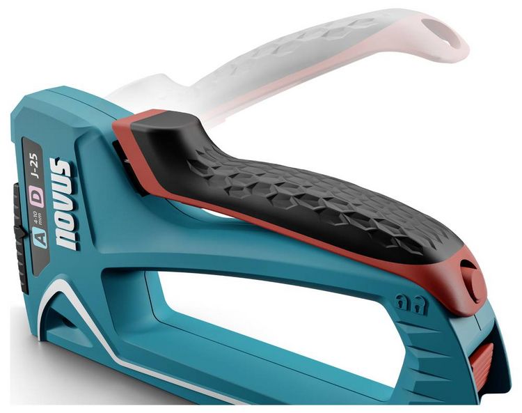 Produktbild: Novus Tools J-25 030-0459 Handtacker Klammerntyp Typ 53, Typ 53F, Typ 37, Typ 11 Klammernl&auml;nge 4 - 10 mm