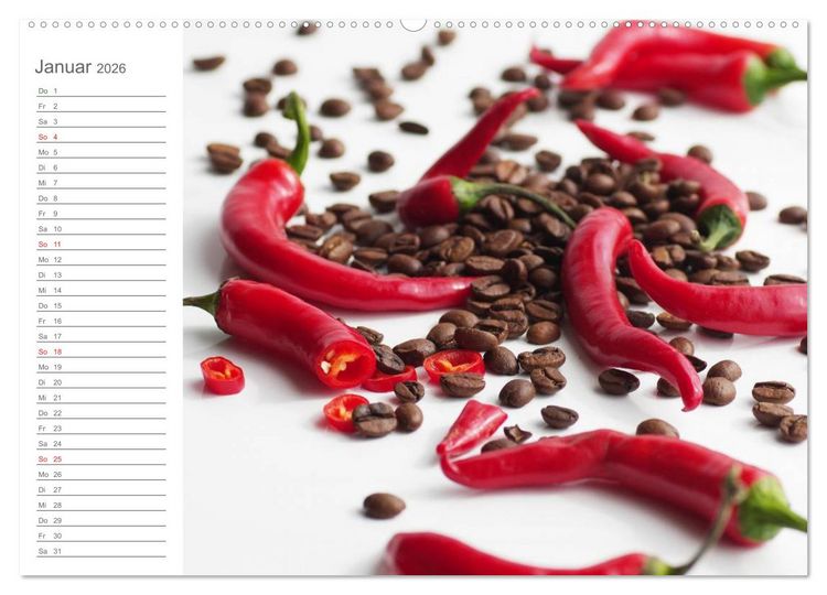 Produktbild: Kaffee-Pause Terminkalender (hochwertiger Premium Wandkalender 2026 DIN A2 quer), Kunstdruck in Hochglanz