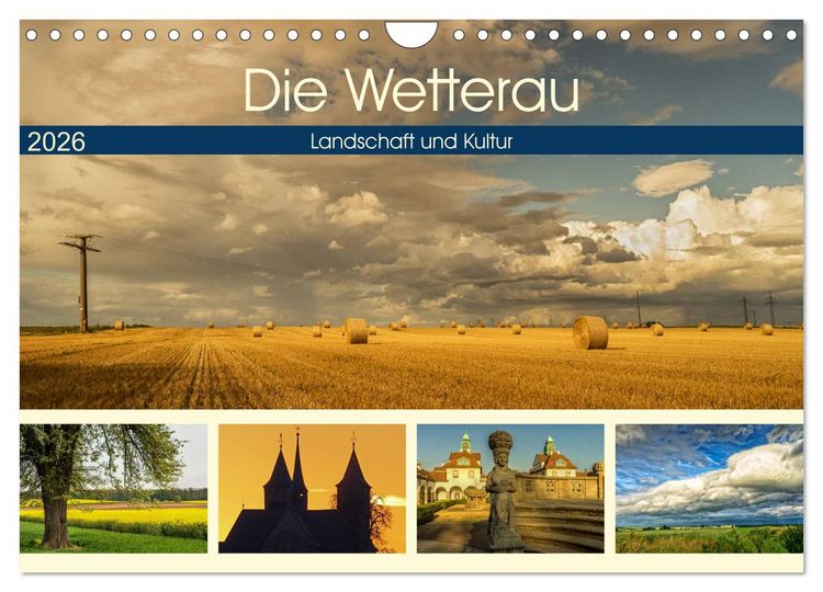 Produktbild: Die Wetterau - Landschaft und Kultur (Wandkalender 2026 DIN A4 quer), CALVENDO Monatskalender