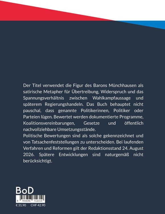 Produktbild: M&uuml;nchhausen, meine Freunde in der Politik!