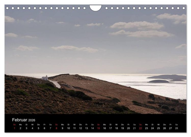 Produktbild: Kykladen - Inseln im Licht (Wandkalender 2026 DIN A4 quer), CALVENDO Monatskalender