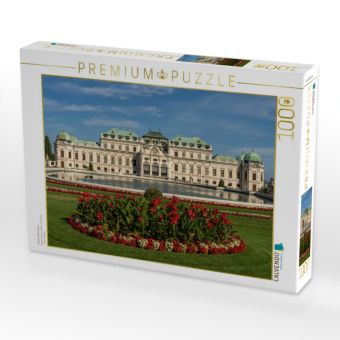 Produktbild: CALVENDO Puzzle Schloss Belvedere | 1000 Teile Lege-Gr&ouml;&szlig;e 64x48cm Foto-Puzzle f&uuml;r gl&uuml;ckliche Stunden