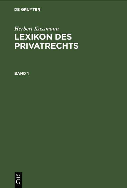 Produktbild: Lexikon des Privatrechts