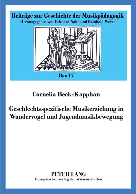Produktbild: Geschlechtsspezifische Musikerziehung in Wandervogel und Jugendmusikbewegung