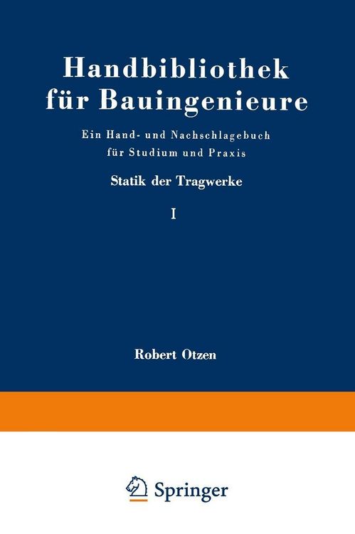 Produktbild: Statik der Tragwerke