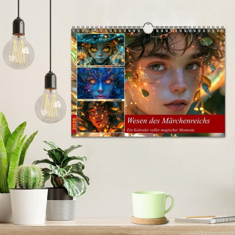 Produktbild: Wesen des M&auml;rchenreichs (Wandkalender 2026 DIN A4 quer), CALVENDO Monatskalender