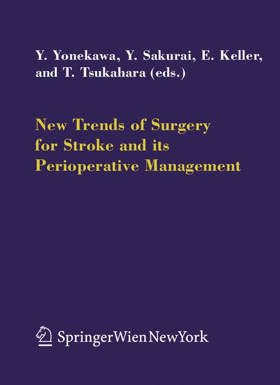 Produktbild: New Trends of Surgery for Cerebral Stroke and its Perioperative Management