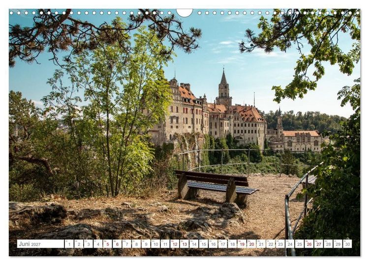 Produktbild: Sommerliches Sigmaringen (Wandkalender 2027 DIN A3 quer), CALVENDO Monatskalender