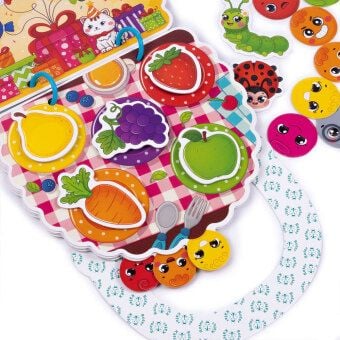Produktbild: Lernspiel Roter K&auml;fer Busy Book mit Klettverschluss Die Smileys RK1170-04
