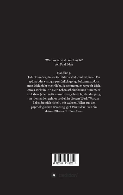 Produktbild: Warum liebst du mich nicht