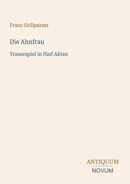 Produktbild: Die Ahnfrau