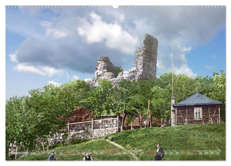 Produktbild: Th&uuml;ringen um das Jahr 1900 &ndash; Fotos neu restauriert und detailcoloriert. (Wandkalender 2026 DIN A2 quer), CALVENDO Monatskalender