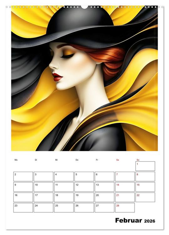 Produktbild: Hinrei&szlig;ende Portraits (hochwertiger Premium Wandkalender 2026 DIN A2 hoch), Kunstdruck in Hochglanz