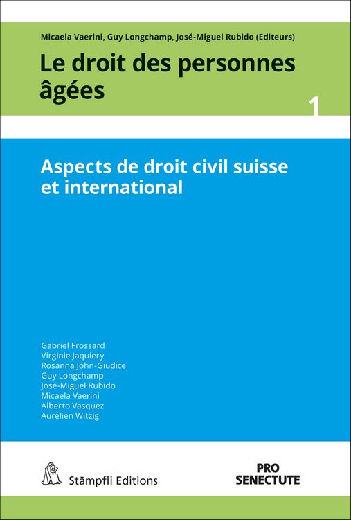 Produktbild: Aspects de droit civil suisse et international