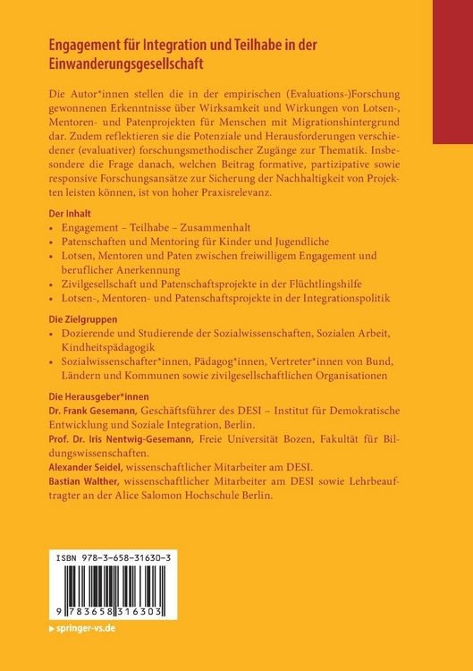 Produktbild: Engagement f&uuml;r Integration und Teilhabe in der Einwanderungsgesellschaft