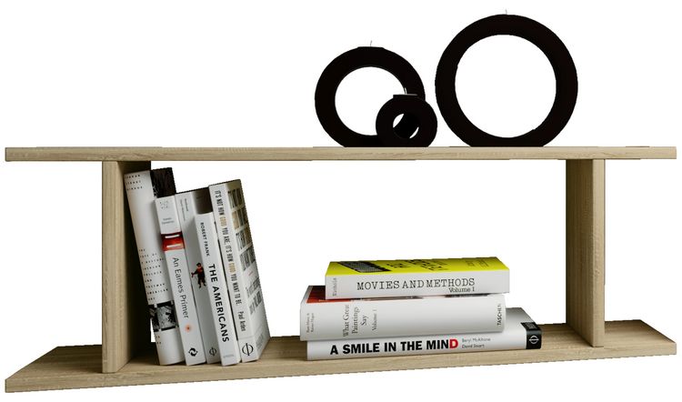 Produktbild: Holz Wandregal Wandboard H&auml;ngeregal Board Sirola