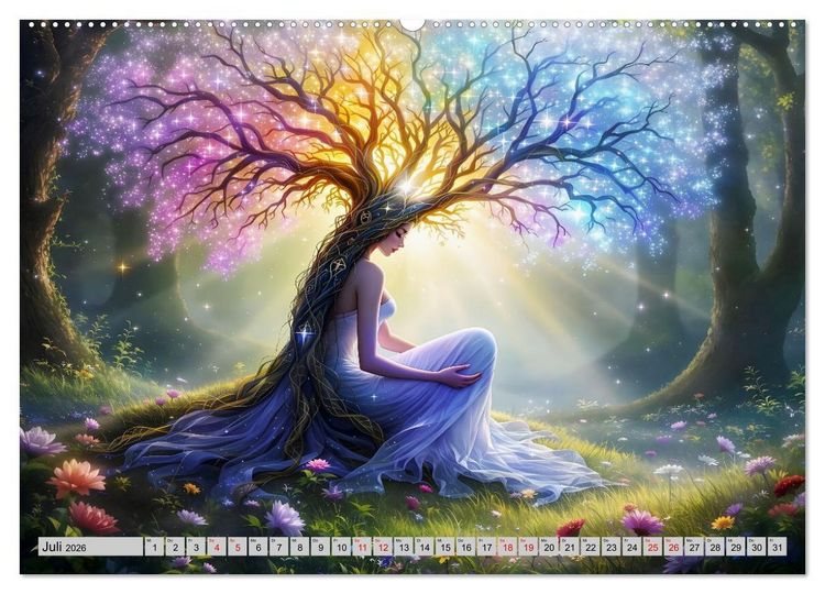 Produktbild: Baumvisionen (Wandkalender 2026 DIN A2 quer), CALVENDO Monatskalender